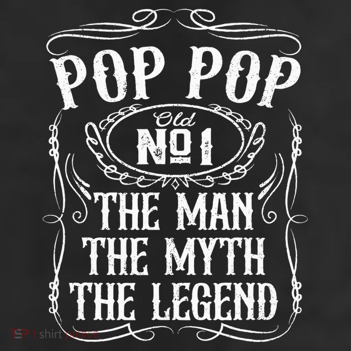 Pop Pop The Man The Myth The Legend Funny Fathers Day Gift 25L Jumbo Tote
