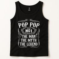 Pop Pop The Man The Myth The Legend Funny Fathers Day Gift Tank Top