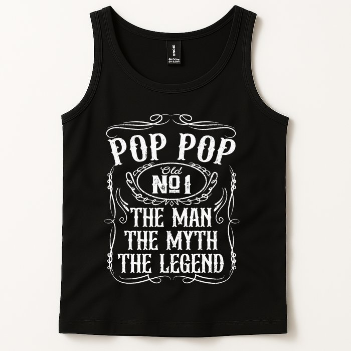Pop Pop The Man The Myth The Legend Funny Fathers Day Gift Tank Top