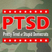 Ptsd Pretty Tired Of Stupid Democrats Legacy Tie Dye Trucker Hat