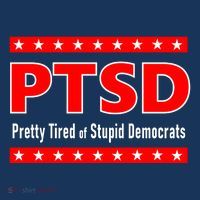 Ptsd Pretty Tired Of Stupid Democrats Apron