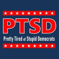 Ptsd Pretty Tired Of Stupid Democrats Drawstring Bag