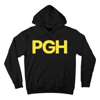 Pittsburgh Pgh Text Retro Throwback Pennsylvania Hoodie