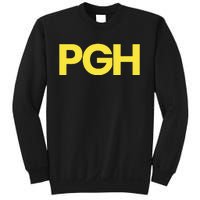 Pittsburgh Pgh Text Retro Throwback Pennsylvania Sweatshirt