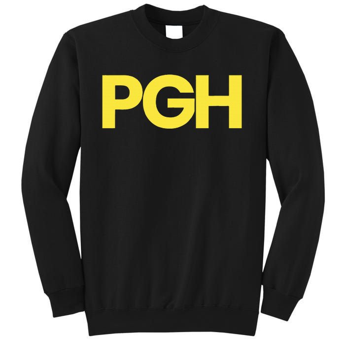 Pittsburgh Pgh Text Retro Throwback Pennsylvania Sweatshirt