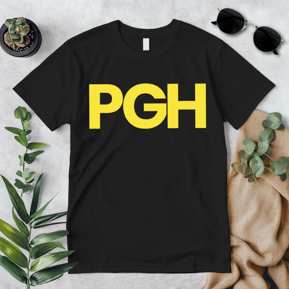 Pittsburgh Pgh Text Retro Throwback Pennsylvania Premium T-Shirt