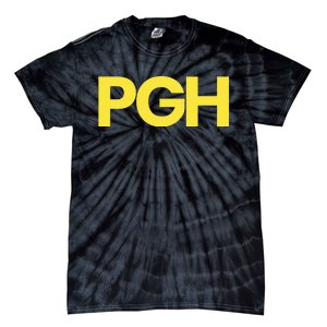 Pittsburgh Pgh Text Retro Throwback Pennsylvania Tie-Dye T-Shirt