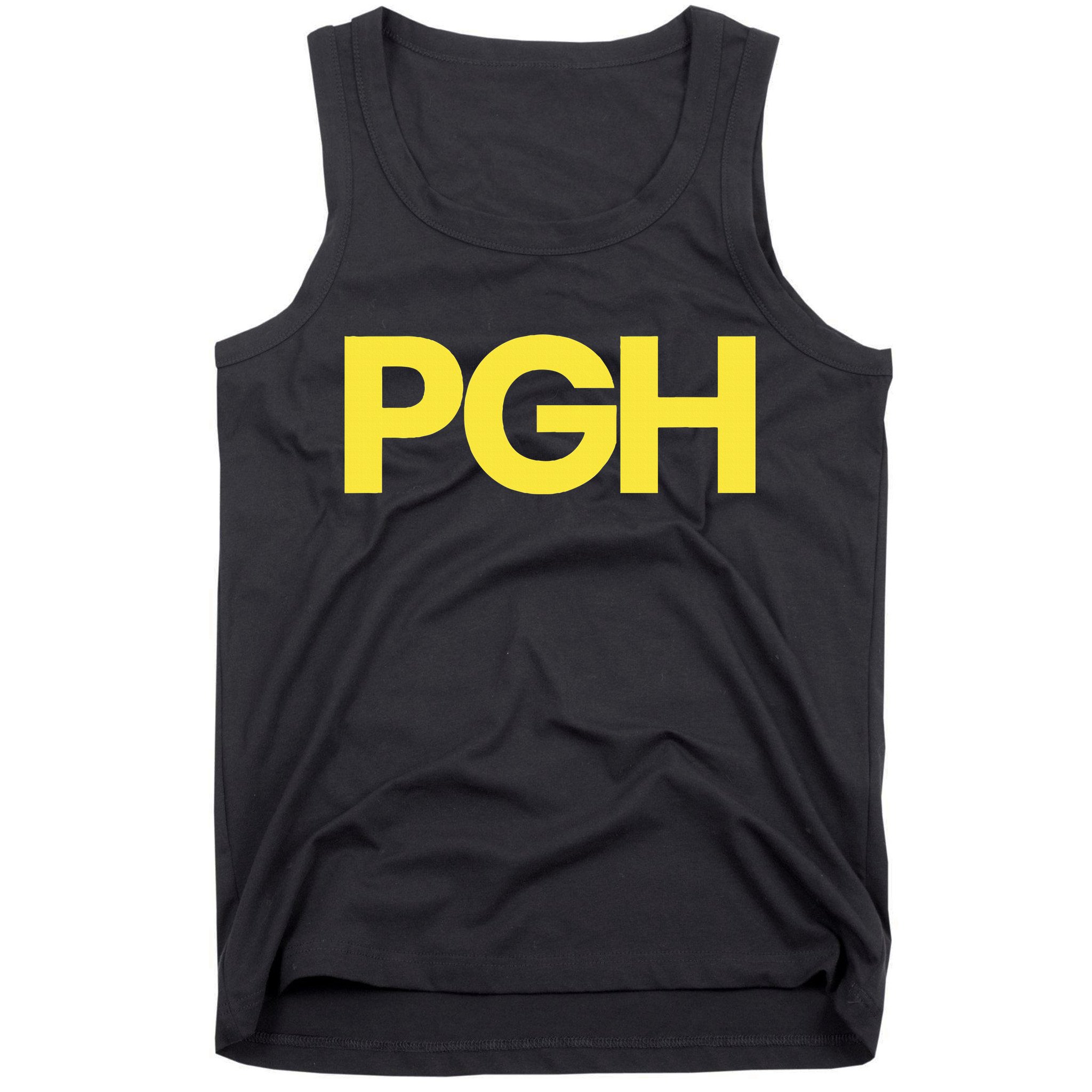 Pittsburgh Pgh Text Retro Throwback Pennsylvania Tank Top