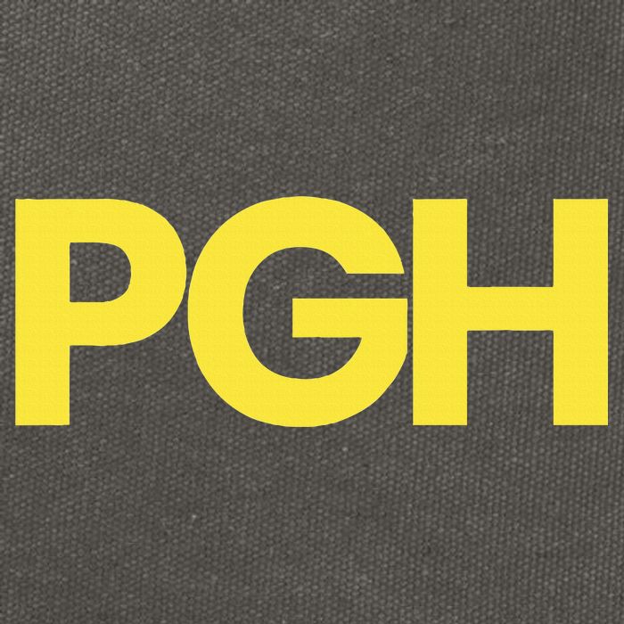 Pittsburgh Pgh Text Retro Throwback Pennsylvania Cotton Canvas Backpack