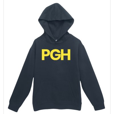 Pittsburgh Pgh Text Retro Throwback Pennsylvania Urban Pullover Hoodie