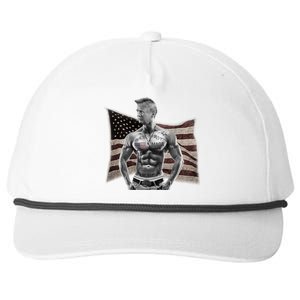 Patriotic Pro Trump Tattoo Anti Liberal Republican Gangster Gift Snapback Five-Panel Rope Hat