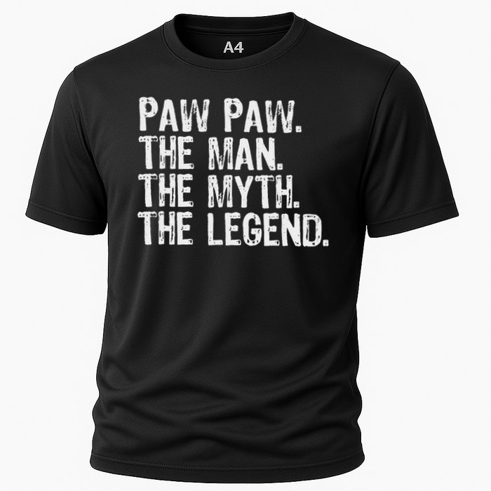 Paw Paw The Man The Myth The Legend Funny Cool Pawpaw Performance Shirt