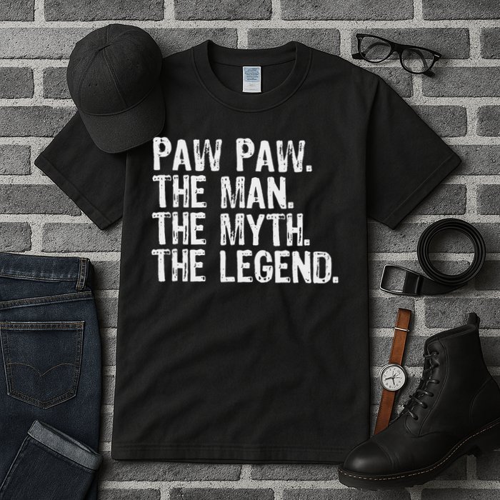 Paw Paw The Man The Myth The Legend Funny Cool Pawpaw Tall T-Shirt