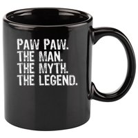 Paw Paw The Man The Myth The Legend Funny Cool Pawpaw 11oz C Handle Ceramic Mug