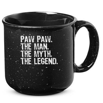 Paw Paw The Man The Myth The Legend Funny Cool Pawpaw 15oz Campfire Ceramic Mug