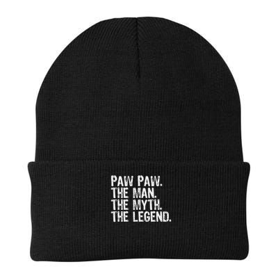 Paw Paw The Man The Myth The Legend Funny Cool Pawpaw Beanie