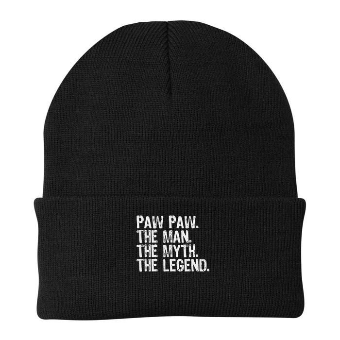 Paw Paw The Man The Myth The Legend Funny Cool Pawpaw Beanie