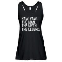 Paw Paw The Man The Myth The Legend Funny Cool Pawpaw Ladies Essential Flowy Tank