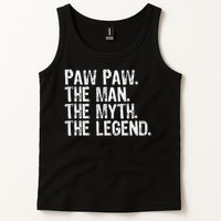Paw Paw The Man The Myth The Legend Funny Cool Pawpaw Tank Top