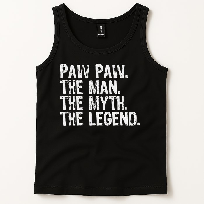 Paw Paw The Man The Myth The Legend Funny Cool Pawpaw Tank Top