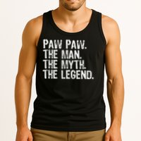 Paw Paw The Man The Myth The Legend Funny Cool Pawpaw Tank Top