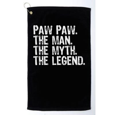 Paw Paw The Man The Myth The Legend Funny Cool Pawpaw Golf Towel