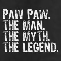 Paw Paw The Man The Myth The Legend Funny Cool Pawpaw Microfiber Hand Towel