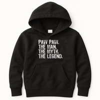 Paw Paw The Man The Myth The Legend Funny Cool Pawpaw Kids Hoodie