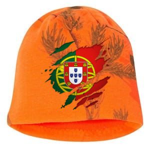 Proud Portuguese Torn Ripped Portugal Flag Kati - Camo Knit Beanie