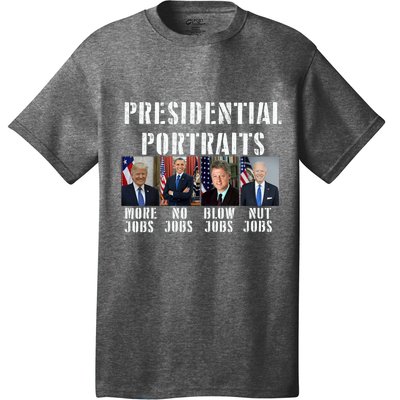 Presidential Portraits Trump More Jobs Obama No Jobs Bush T-Shirt