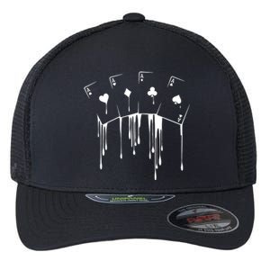 Poker Player Texas HoldEm Night Tournament Poker Flexfit Unipanel Trucker Cap