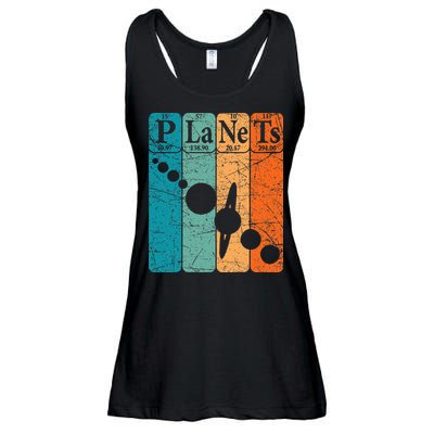 Planets Periodic Table Elements Solar System Planets Ladies Essential Flowy Tank