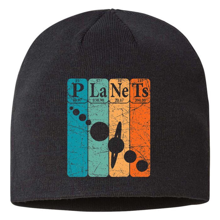 Planets Periodic Table Elements Solar System Planets Sustainable Beanie