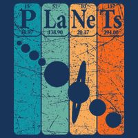 Planets Periodic Table Elements Solar System Planets Infant Baby Jersey Bodysuit