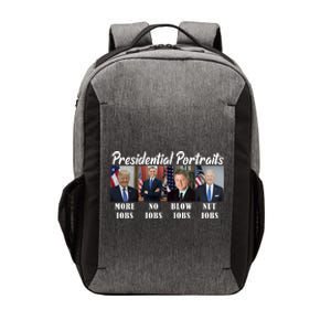 Presidential Portraits Trump More Jobs Biden Nut Jobs Vector Backpack