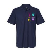 Perfect Present Tall Guy Beard Twins Purple Hoser Softstyle Adult Sport Polo