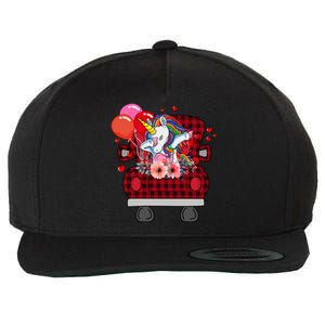 Ph Plaid Truck Unicorn Valentines Day Costume Gift Wool Snapback Cap