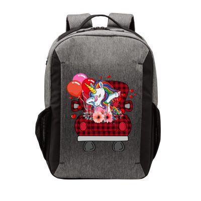 Ph Plaid Truck Unicorn Valentines Day Costume Gift Vector Backpack