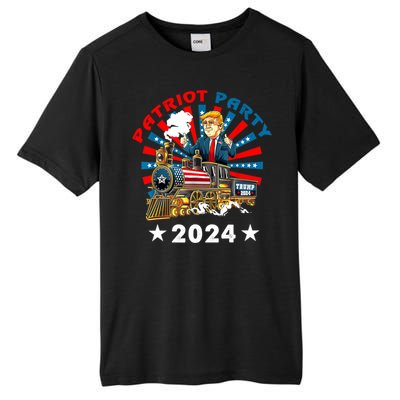 Patriot Party Trump 2024 1 Tall Fusion ChromaSoft Performance T-Shirt