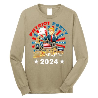 Patriot Party Trump 2024 1 Long Sleeve Shirt