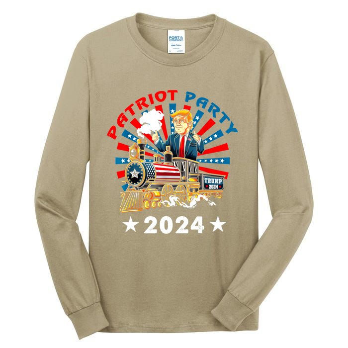 Patriot Party Trump 2024 1 Tall Long Sleeve T-Shirt