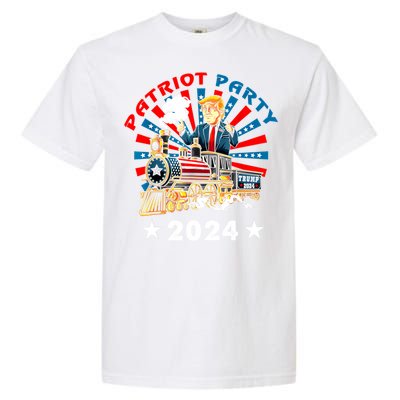 Patriot Party Trump 2024 1 Garment-Dyed Heavyweight T-Shirt