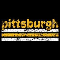 Pittsburgh Pennsylvania Three Stripe Vintage Weathered Womens Tank Top