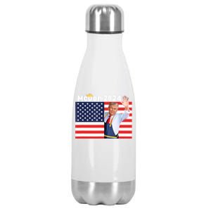 Patriotic Political Theme Graphic Stainless Steel Insulated Water Bottle