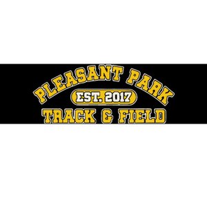 Pleasant Park Track And Field Est 2017 Bumper Sticker