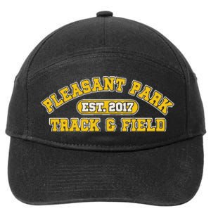 Pleasant Park Track And Field Est 2017 7-Panel Snapback Hat