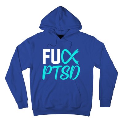 Ptsd Post Traumatic Stress Disorder Awareness Ribbon Graphic Gift Hoodie