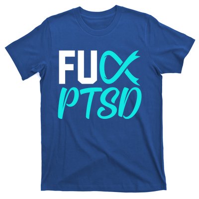 Ptsd Post Traumatic Stress Disorder Awareness Ribbon Graphic Gift T-Shirt