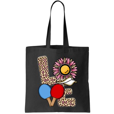 Ping Pong T Shirts Love Table Tennis Leopard Sunflower Graphic Plus Size Bag