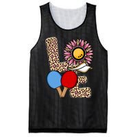 Ping Pong T Shirts Love Table Tennis Leopard Sunflower Graphic Plus Size Mesh Reversible Basketball Jersey Tank